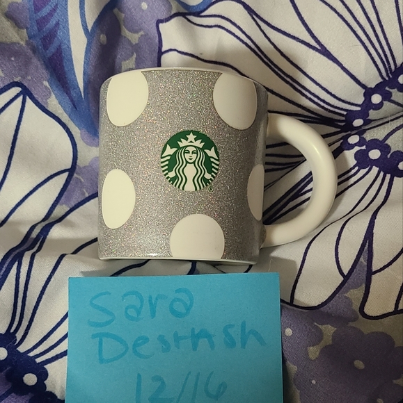 Starbucks Glitter 3 oz Espresso Mug